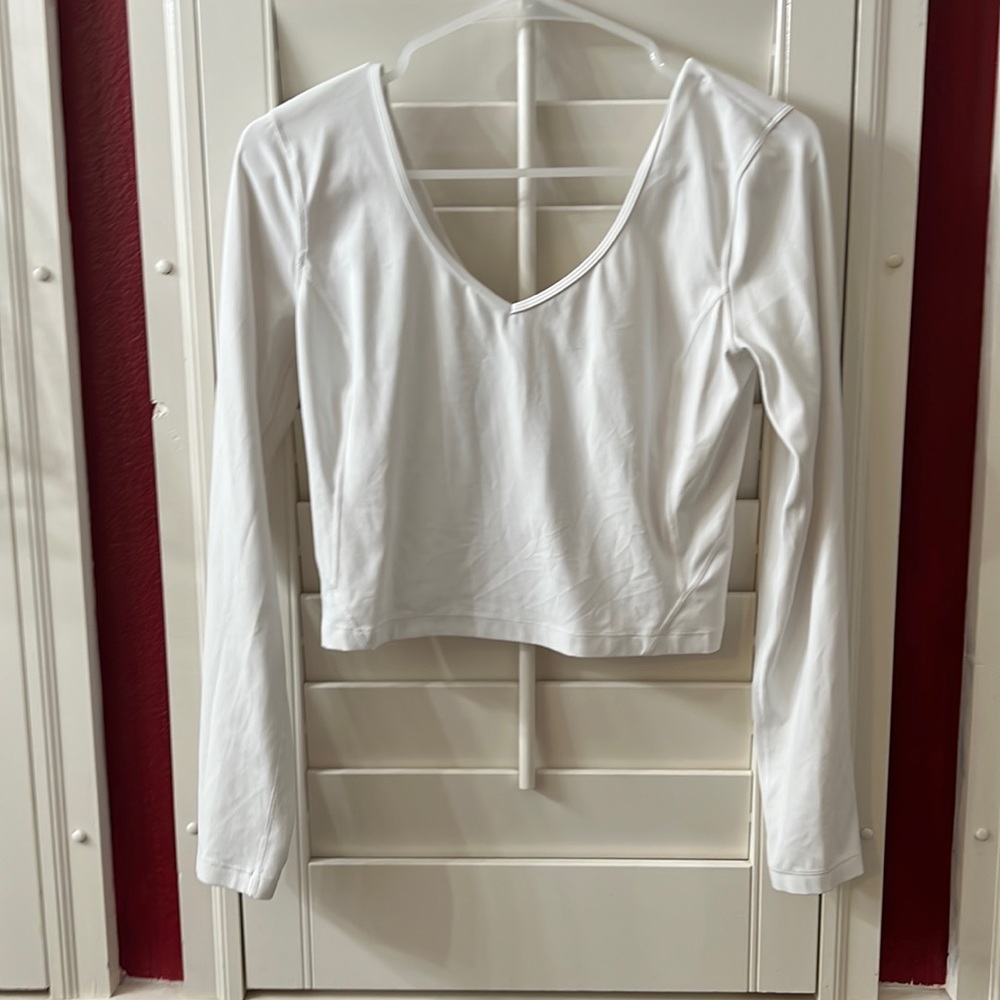 white lululemon top